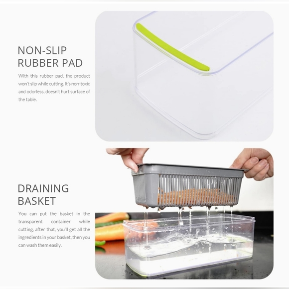 Vegetables Chopper 12 in 1 Multi-functional Vegetable Cutter - Picture 4 of 6